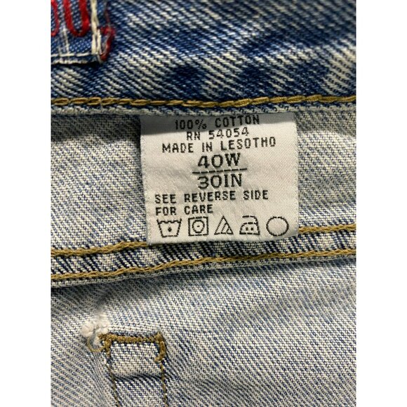 Vintage Bugle Boy Jeans 750 Men's 40 x 29 High Rise Y2K 90s Dad Jeans - Picture 3 of 9